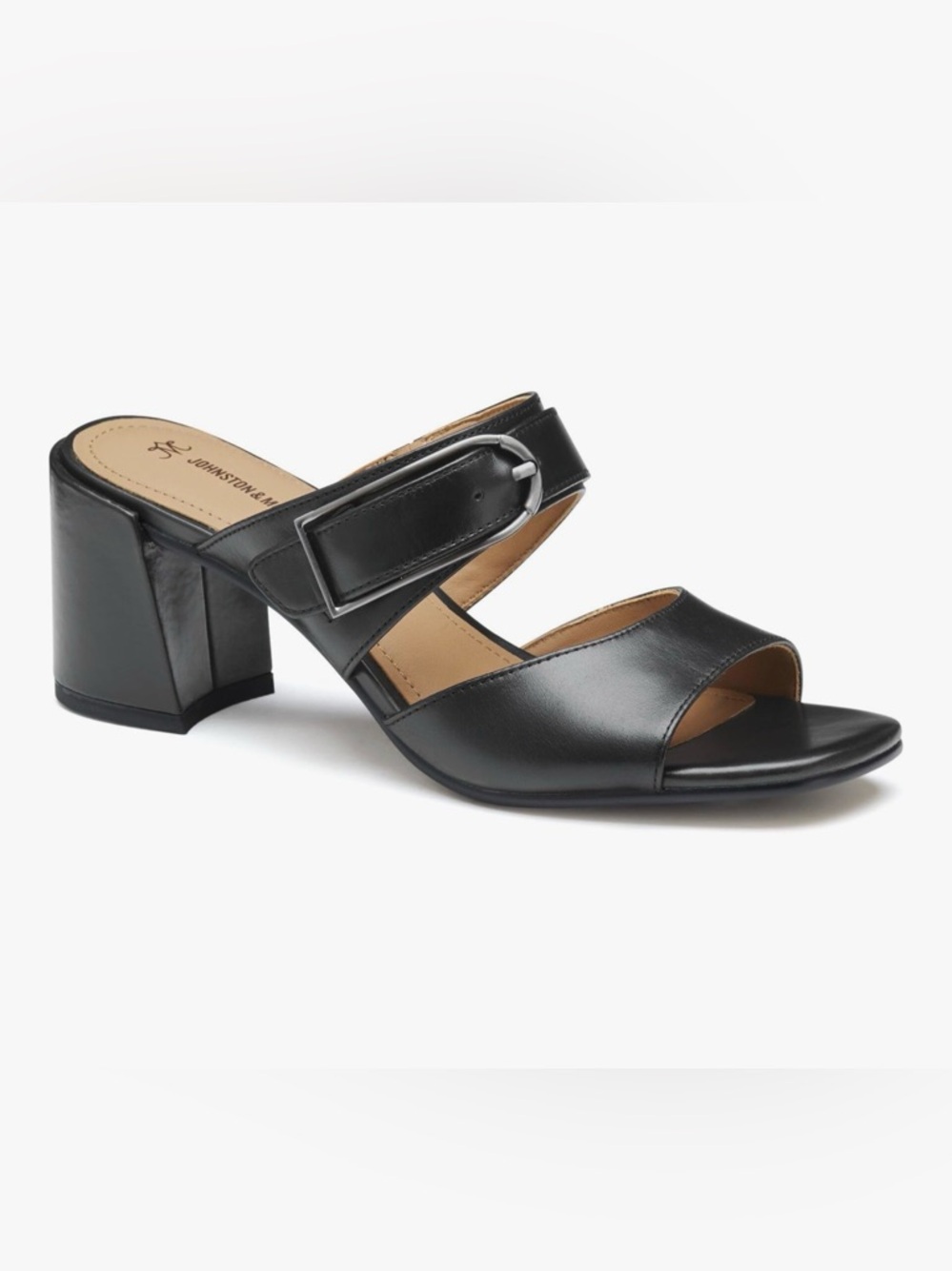 NEW Johnston & Murphy womens Everly Buckle Slide size 8.5